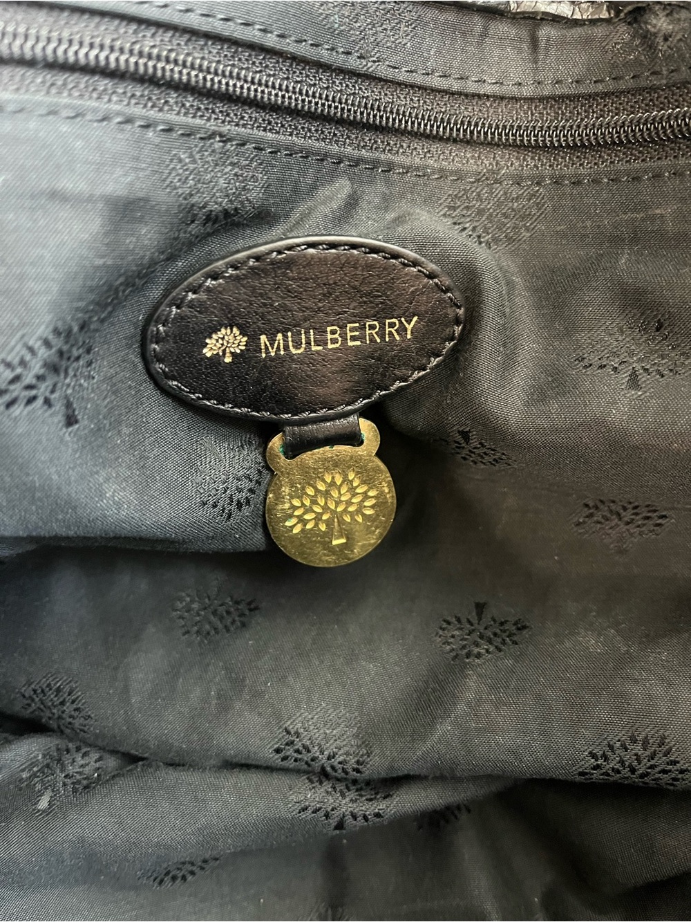 MULBERRY BLACK LEATHER ALEXA - Picture 12 of 16